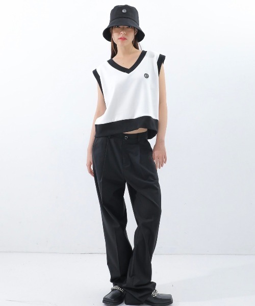 BASIC COTTON(ベーシックコットン)の「【BASIC COTTON/ベーシックコットン】COTTON BUCKET HAT/コットンバケットハット バケハ(ハット・メンズ・ブラック・ONE SIZE)」の5枚目の写真