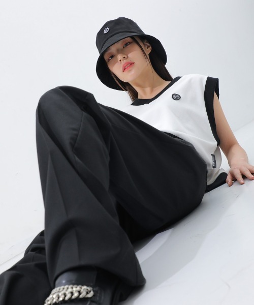BASIC COTTON(ベーシックコットン)の「【BASIC COTTON/ベーシックコットン】COTTON BUCKET HAT/コットンバケットハット バケハ(ハット・メンズ・ブラック・ONE SIZE)」の13枚目の写真