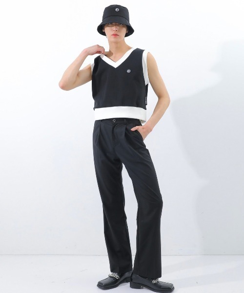 BASIC COTTON(ベーシックコットン)の「【BASIC COTTON/ベーシックコットン】COTTON BUCKET HAT/コットンバケットハット バケハ(ハット・メンズ・ブラック・ONE SIZE)」の7枚目の写真