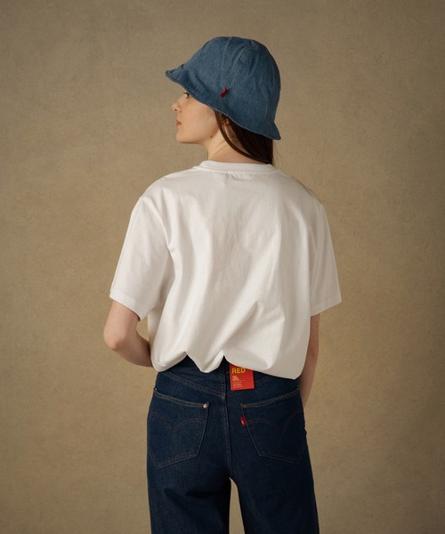 Levi's（リーバイス）の「Levi's(R) RED JET Tシャツ FLOWER WHITE（Tシャツ/カットソー・レディース・マルチ・XS/S/M）」の5枚目の写真