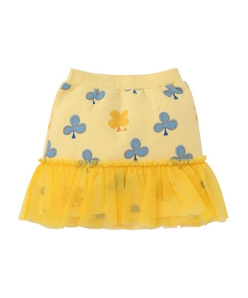 moimoln（モイモルン）の「【セットアップ】スィートクローバートップス＆スカート（スウェット・キッズ・イエロー・110cm/120cm/100cm/130cm）」の5枚目の写真