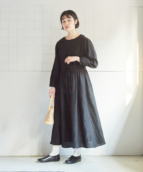 bulle de savon(ビュルデサボン)の「ペタンコシューズ(スリッポン・レディース・ブラック/ブラウン・M/S)」の9枚目の写真