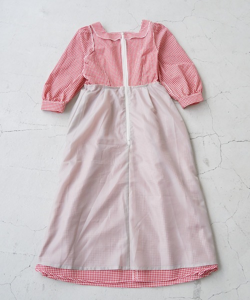 ROPE' PICNIC(ロペピクニック)の「【Bonne Maman × ROPE' PICNIC】ギンガムチェックワンピース(ワンピース・レディース・ブルー系その他4/レッド/ブラウン系その他2・36/38)」の8枚目の写真