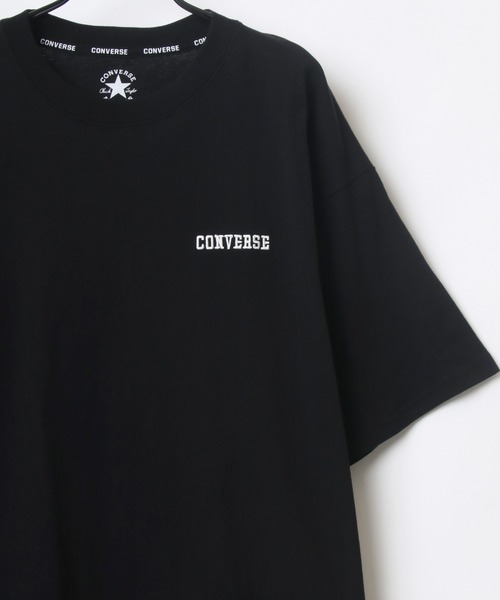 CONVERSE(コンバース)の「CONVERSE/コンバース ビッグシルエット バックプリント オールスター スニーカー イラスト フロント ワンポイント刺繍 Tシャツ(Tシャツ/カットソー・メンズ・ホワイト/ブラック/ベージュ/ブルー/ホワイト系その他/ブラック系その他・LL/M/L)」の9枚目の写真