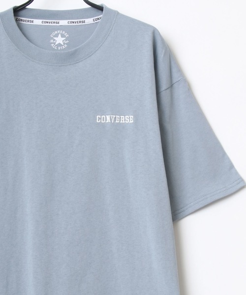 CONVERSE(コンバース)の「CONVERSE/コンバース ビッグシルエット バックプリント オールスター スニーカー イラスト フロント ワンポイント刺繍 Tシャツ(Tシャツ/カットソー・メンズ・ホワイト/ブラック/ベージュ/ブルー/ホワイト系その他/ブラック系その他・LL/M/L)」の13枚目の写真