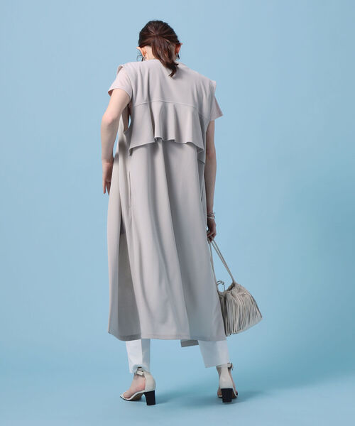 NOLLEY’S(ノーリーズ)の「シェルタリングドライOXパンツ(その他パンツ・レディース・ホワイト/グレー系その他/ネイビー/ラベンダー/イエロー・34/36/38/40)」の9枚目の写真