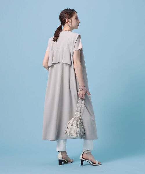 NOLLEY’S(ノーリーズ)の「シェルタリングドライOXパンツ(その他パンツ・レディース・ホワイト/グレー系その他/ネイビー/ラベンダー/イエロー・34/36/38/40)」の10枚目の写真