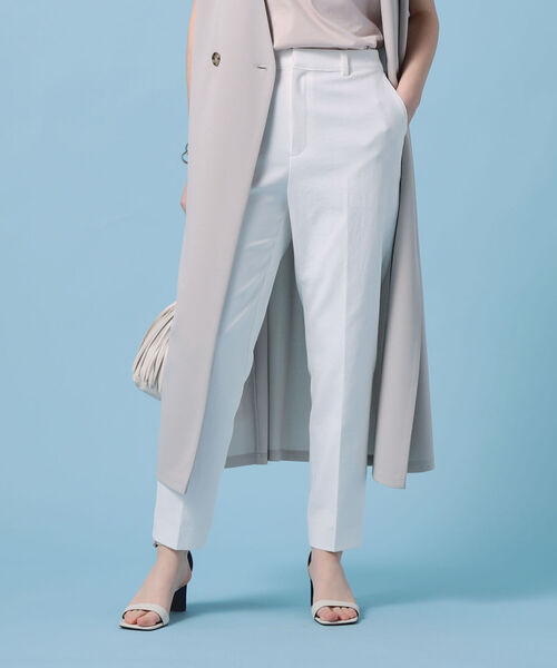 NOLLEY’S(ノーリーズ)の「シェルタリングドライOXパンツ(その他パンツ・レディース・ホワイト/グレー系その他/ネイビー/ラベンダー/イエロー・34/36/38/40)」の12枚目の写真