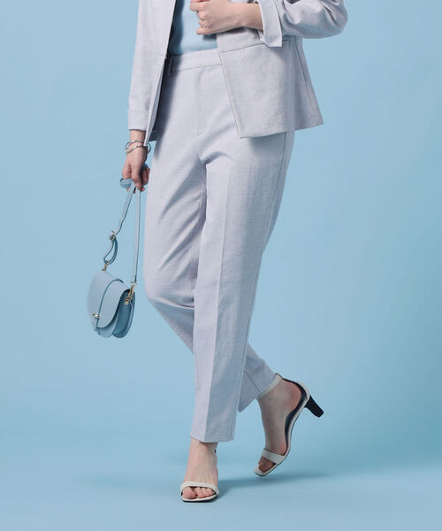 NOLLEY’S(ノーリーズ)の「シェルタリングドライOXパンツ(その他パンツ・レディース・ホワイト/グレー系その他/ネイビー/ラベンダー/イエロー・34/36/38/40)」の17枚目の写真