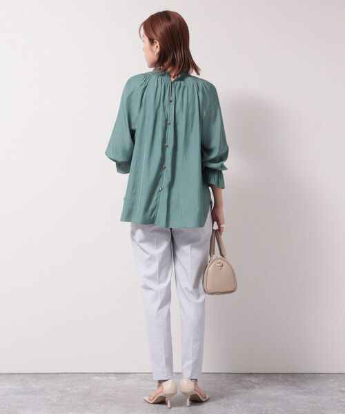 NOLLEY’S(ノーリーズ)の「シェルタリングドライOXパンツ(その他パンツ・レディース・ホワイト/グレー系その他/ネイビー/ラベンダー/イエロー・34/36/38/40)」の20枚目の写真