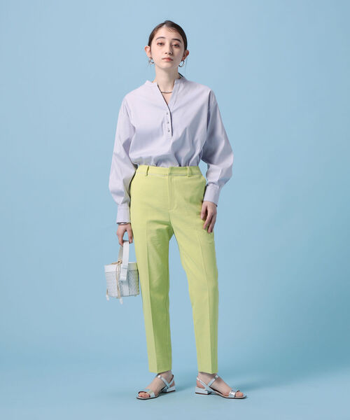 NOLLEY’S(ノーリーズ)の「シェルタリングドライOXパンツ(その他パンツ・レディース・ホワイト/グレー系その他/ネイビー/ラベンダー/イエロー・34/36/38/40)」の22枚目の写真