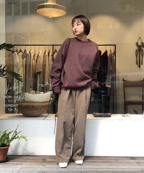 TODAYFUL（トゥデイフル）の「スウェットカットソー トレーナー