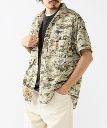 BEAMS PLUS（ビームスプラス）の「BEAMS PLUS / モナリザ プリント ショートスリーブ アドベンチャー シャツⅡ（シャツ/ブラウス・メンズ）」