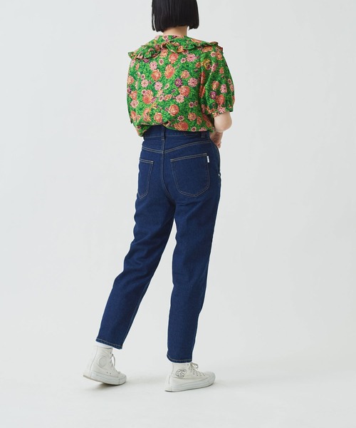 I am I in fact...(アイアムアイインファクト)の「虎華TORA HANA frill scarf(付け襟・レディース・レッド/グリーン・FREE)」の16枚目の写真