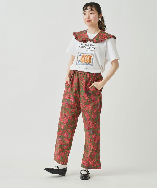 I am I in fact...(アイアムアイインファクト)の「虎華TORA HANA frill scarf(付け襟・レディース・レッド/グリーン・FREE)」の11枚目の写真