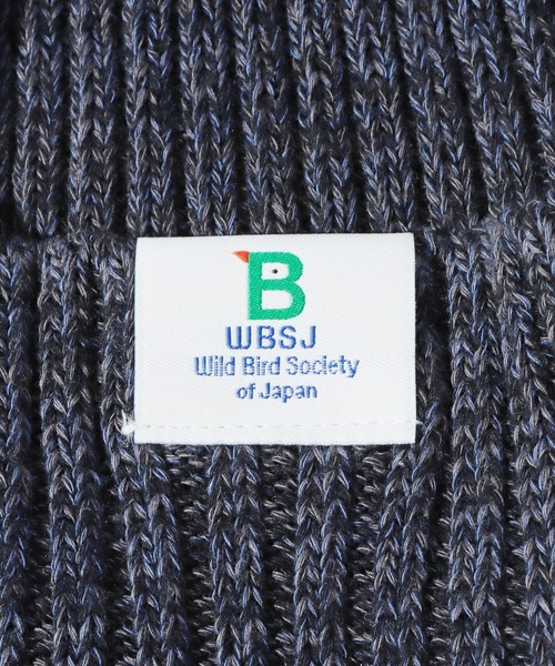 ROOPTOKYO（ループトウキョウ）の「Wild Bird society of Japan/日本野鳥の会 OC KNIT WATCH ニット帽（ニットキャップ/ビーニー・メンズ・ベージュ/オレンジ/ブラック×ブルー・FREE）」の7枚目の写真