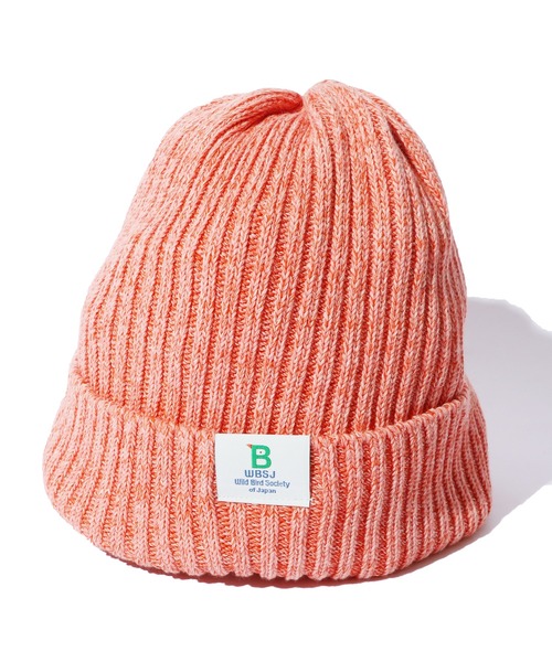 ROOPTOKYO（ループトウキョウ）の「Wild Bird society of Japan/日本野鳥の会 OC KNIT WATCH ニット帽（ニットキャップ/ビーニー・メンズ・ベージュ/オレンジ/ブラック×ブルー・FREE）」の13枚目の写真