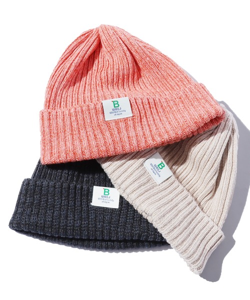 ROOPTOKYO（ループトウキョウ）の「Wild Bird society of Japan/日本野鳥の会 OC KNIT WATCH ニット帽（ニットキャップ/ビーニー・メンズ・ベージュ/オレンジ/ブラック×ブルー・FREE）」の9枚目の写真