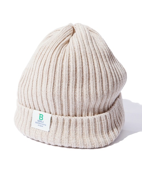 ROOPTOKYO（ループトウキョウ）の「Wild Bird society of Japan/日本野鳥の会 OC KNIT WATCH ニット帽（ニットキャップ/ビーニー・メンズ・ベージュ/オレンジ/ブラック×ブルー・FREE）」の12枚目の写真