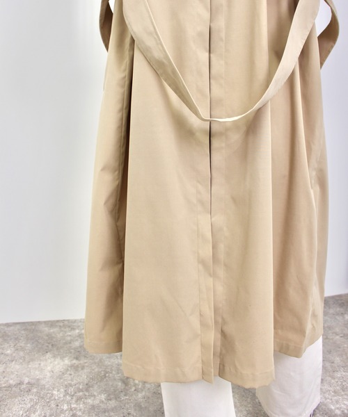 MLI'A(エムリア)の「ステンカラートレンチコート(トレンチコート・レディース・カーキ/ベージュ・M)」の13枚目の写真