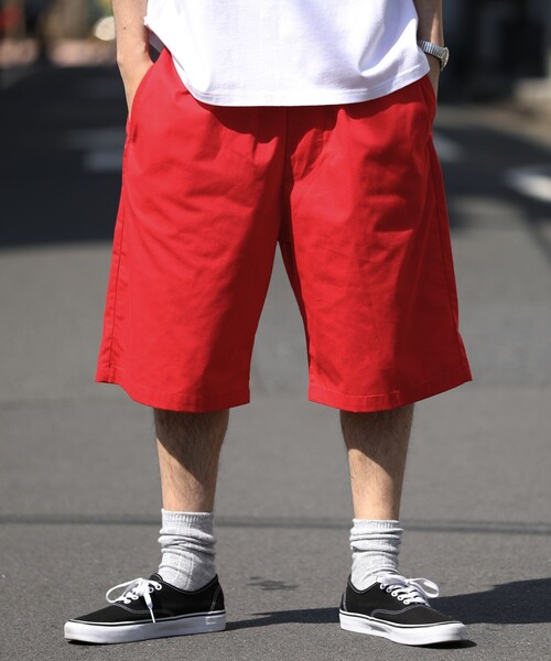 FREAK'S STORE(フリークスストア)の「WEB限定 PENNEY'S×FREAK'S STORE/ぺニーズ 別注 ルーズシルエット イージーワークショーツ(チノパンツ・メンズ・ブラック/ベージュ/グリーン/オリーブ/ブルー/ネイビー/レッド・SMALL/MEDIUM/LARGE)」の7枚目の写真