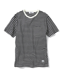 SILAS | S/S BORDER POCKET TEE(MADE IN JAPAN) | 月９ドラマ【恋仲】 福士蒼汰さん着用(Tシャツ/カットソー)