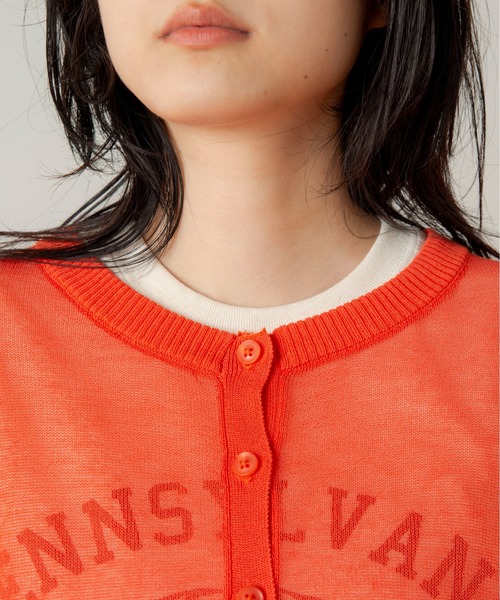 ANGIE(アンジー)の「2WAYシアーカーディガン(カーディガン/ボレロ・レディース・ブラック/イエロー/オレンジ/ブルー/グリーン/アイボリー・FREE)」の20枚目の写真