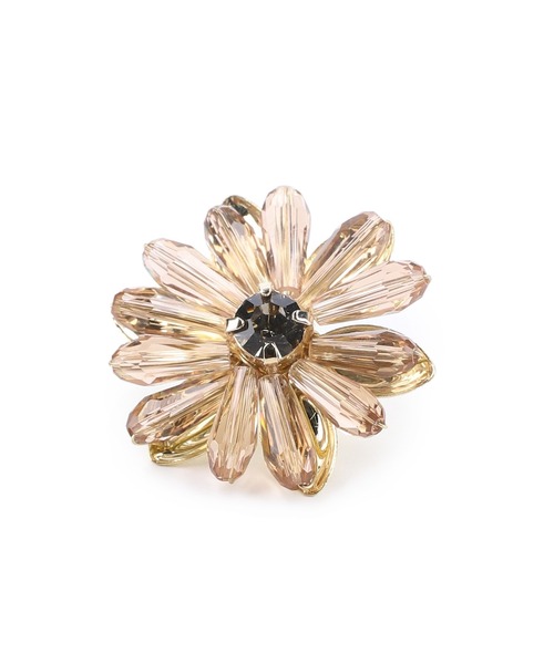 ROPE' PICNIC(ロペピクニック)の「クリアフラワーイヤリング(イヤリング・レディース・ホワイト系その他/ベージュ系その他・FREE)」の3枚目の写真