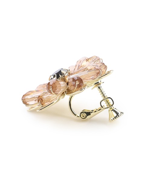 ROPE' PICNIC(ロペピクニック)の「クリアフラワーイヤリング(イヤリング・レディース・ホワイト系その他/ベージュ系その他・FREE)」の4枚目の写真