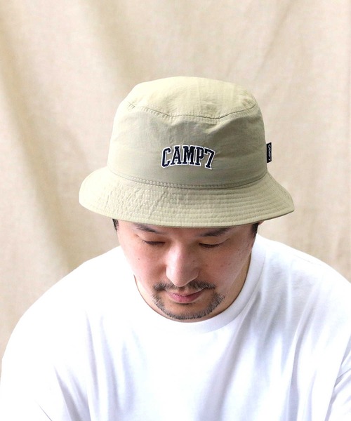 CAMP7（キャンプセブン）の「【CAMP7】ナイロンハット（ハット・メンズ・カーキブラウン/ブラック/ベージュ・フリー）」の3枚目の写真