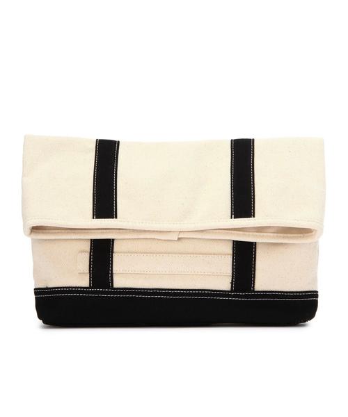 Another Edition(アナザーエディション)の「キャンバスクラッチ/AEBC Canvas CLT◆(クラッチバッグ・レディース・ブラック/ライトブルー/イエロー・フリー)」の10枚目の写真