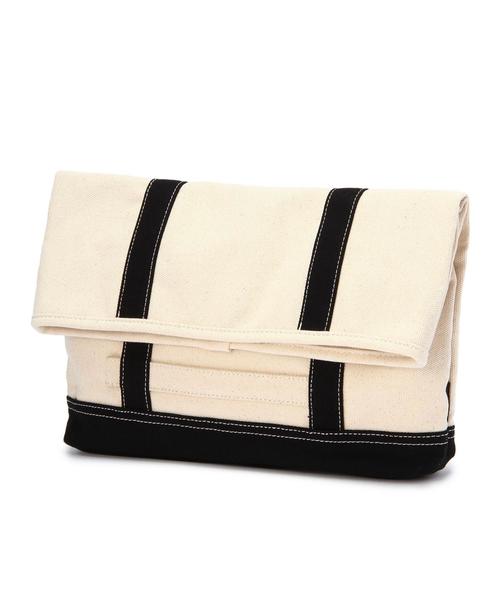 Another Edition(アナザーエディション)の「キャンバスクラッチ/AEBC Canvas CLT◆(クラッチバッグ・レディース・ブラック/ライトブルー/イエロー・フリー)」の5枚目の写真