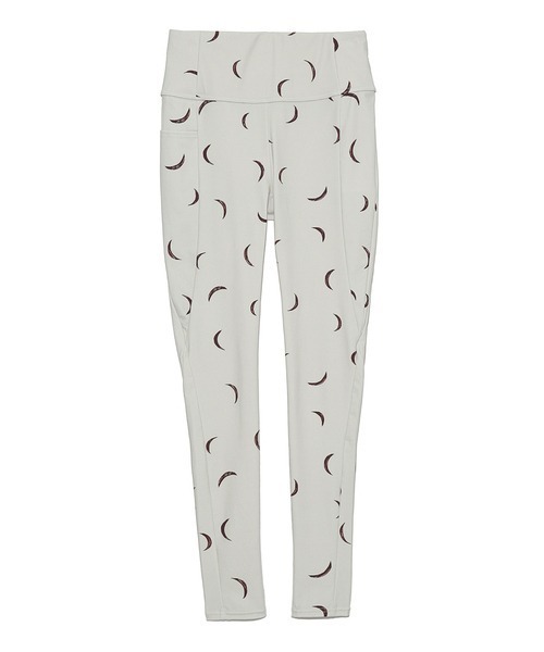 emmi（エミ）の「【emmi yoga】MOON柄レギンス（レギンス/スパッツ・レディース・ブラック/ベージュ/カーキ・1/0）」の4枚目の写真