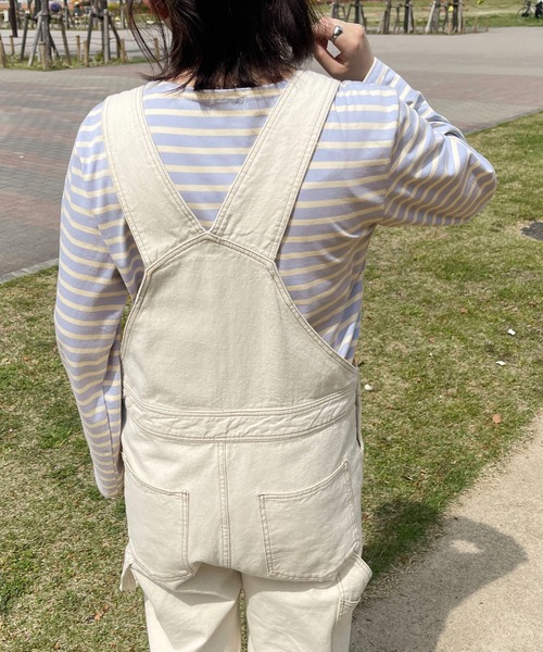 PairPair（ペアペア）の「ボーダーロンT（Tシャツ/カットソー・レディース・ブルー系その他/ピンク系その他・フリー）」の6枚目の写真