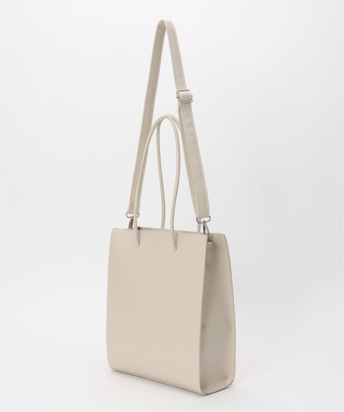 notch.（ノッチ）の「A4サイズ 2WAYトートバッグ/ショルダーバッグ（トートバッグ・レディース・ブラック/ベージュ/グレー/グリーン/チャコールグレー/オフホワイト/ブラウン・ONESIZE）」の9枚目の写真