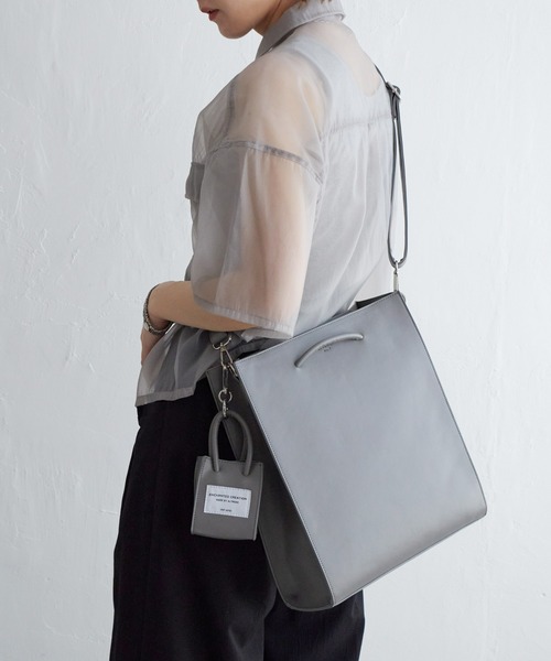 notch.（ノッチ）の「A4サイズ 2WAYトートバッグ/ショルダーバッグ（トートバッグ・レディース・ブラック/ベージュ/グレー/グリーン/チャコールグレー/オフホワイト/ブラウン・ONESIZE）」の21枚目の写真