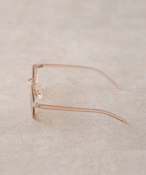 OLIVE des OLIVE（オリーブデオリーブ）の「クリアモカフレームサングラス（サングラス・レディース・ベージュ・FREE）」の6枚目の写真