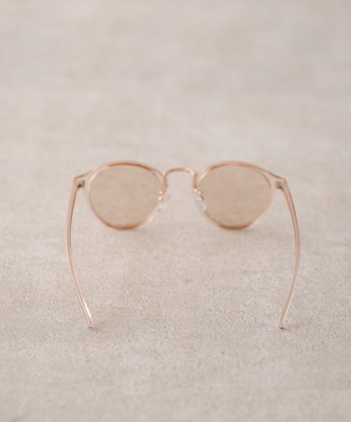 OLIVE des OLIVE（オリーブデオリーブ）の「クリアモカフレームサングラス（サングラス・レディース・ベージュ・FREE）」の7枚目の写真