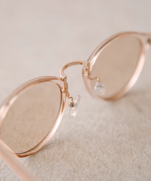 OLIVE des OLIVE（オリーブデオリーブ）の「クリアモカフレームサングラス（サングラス・レディース・ベージュ・FREE）」の8枚目の写真