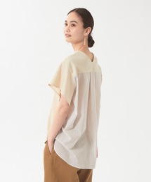 qualite | シャツドッキングフォルムカットソー(Tシャツ/カットソー)