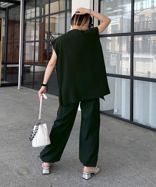 PAGEBOY（ページボーイ）の「WEB限定アイテム / ノーカラージレ（テーラードジャケット・レディース・ブラック/ベージュ/オレンジ・FREE）」の12枚目の写真