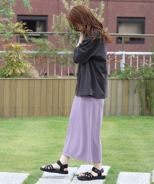 CAMP7（キャンプセブン）の「【CAMP7】発砲プリントＴシャツ（Tシャツ/カットソー・レディース・ホワイト/グリーン/ダークグレー・M/L）」の11枚目の写真