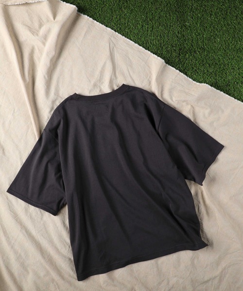 CAMP7（キャンプセブン）の「【CAMP7】発砲プリントＴシャツ（Tシャツ/カットソー・レディース・ホワイト/グリーン/ダークグレー・M/L）」の9枚目の写真