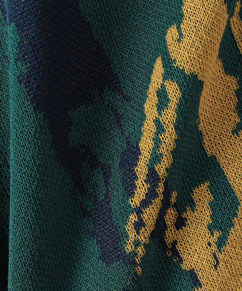 JOURNAL STANDARD(ジャーナルスタンダード)の「14ゲージ SPLASH ジャガード ニットTシャツ(ニット/セーター・メンズ・ブラック/ベージュ/ネイビー/グリーン・MEDIUM/LARGE)」の17枚目の写真