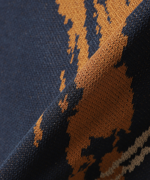 JOURNAL STANDARD(ジャーナルスタンダード)の「14ゲージ SPLASH ジャガード ニットTシャツ(ニット/セーター・メンズ・ブラック/ベージュ/ネイビー/グリーン・MEDIUM/LARGE)」の18枚目の写真