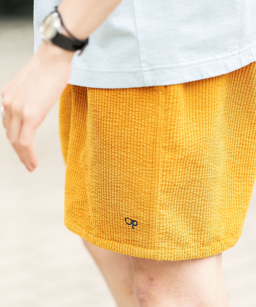 Ocean Pacific（オーシャンパシフィック）の「『別注』OCEAN PACIFIC×Sonny Label コーデュロイイージーショーツ（その他パンツ・メンズ・ブラック/イエロー/オフホワイト/ライトブルー/グリーン・LARGE/MEDIUM）」の5枚目の写真