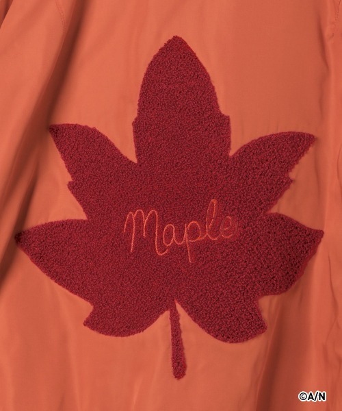 RAGEBLUE（レイジブルー）の「【にじさんじ】樋口楓_コラボMA-1ブルゾン（MA-1・レディース・オレンジ系・FREE）」の2枚目の写真