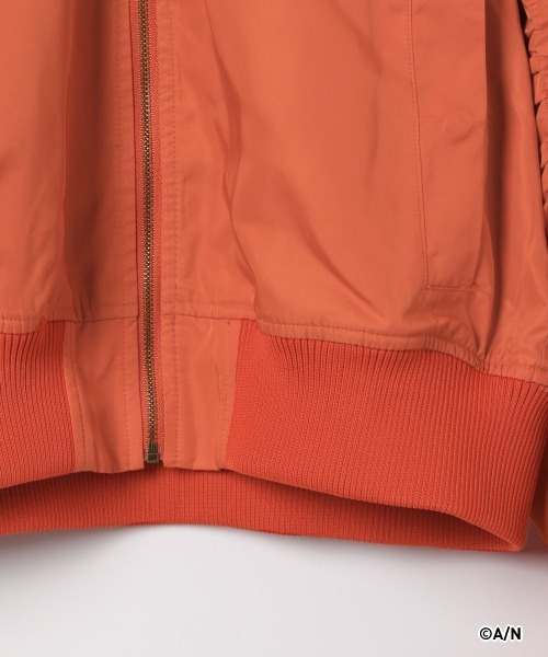 RAGEBLUE（レイジブルー）の「【にじさんじ】樋口楓_コラボMA-1ブルゾン（MA-1・レディース・オレンジ系・FREE）」の13枚目の写真