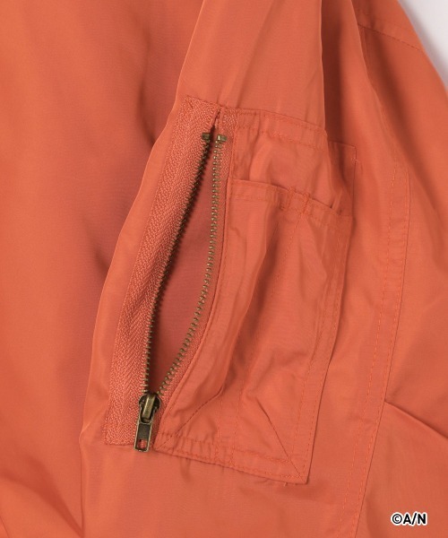 RAGEBLUE（レイジブルー）の「【にじさんじ】樋口楓_コラボMA-1ブルゾン（MA-1・レディース・オレンジ系・FREE）」の8枚目の写真