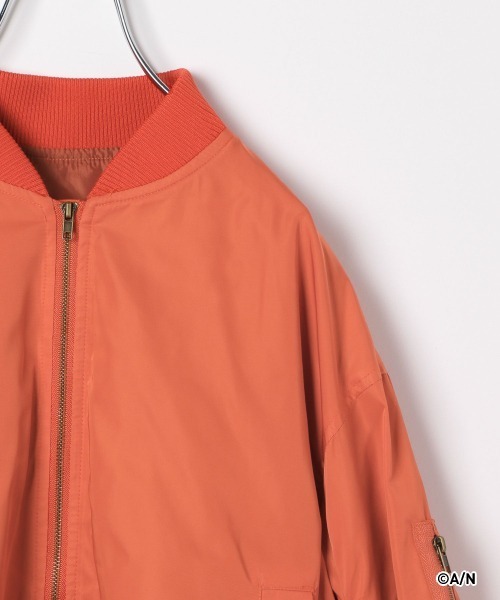 RAGEBLUE（レイジブルー）の「【にじさんじ】樋口楓_コラボMA-1ブルゾン（MA-1・レディース・オレンジ系・FREE）」の15枚目の写真